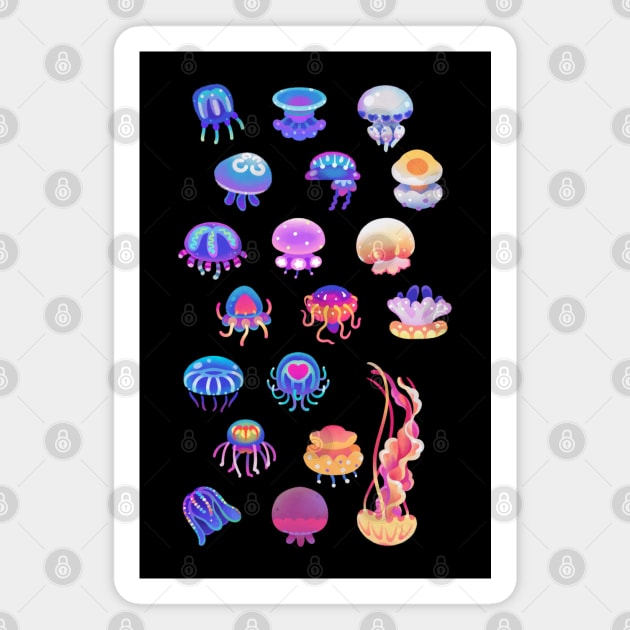 Jellyfish day Magnet by pikaole